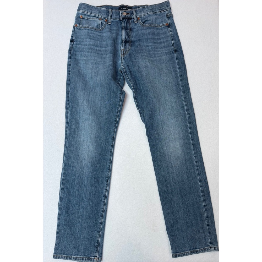 Lucky Brand 121 Slim Jeans Medium Wash Blue Denim 32x30
